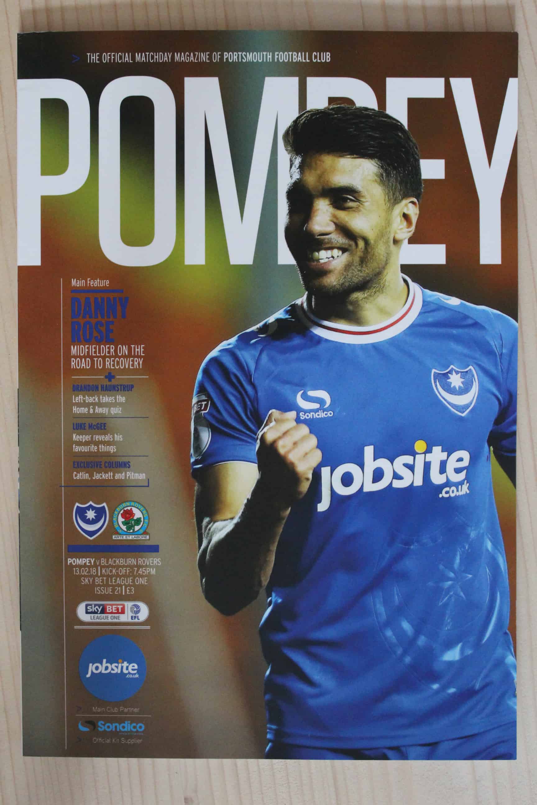 Portsmouth FC v Blackburn Rovers FC